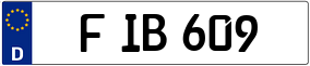 Truck License Plate